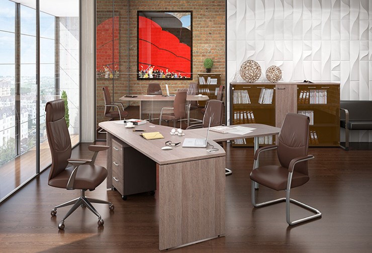 Офисный комплект мебели Xten для начальника отдела в Хабаровске - изображение 2