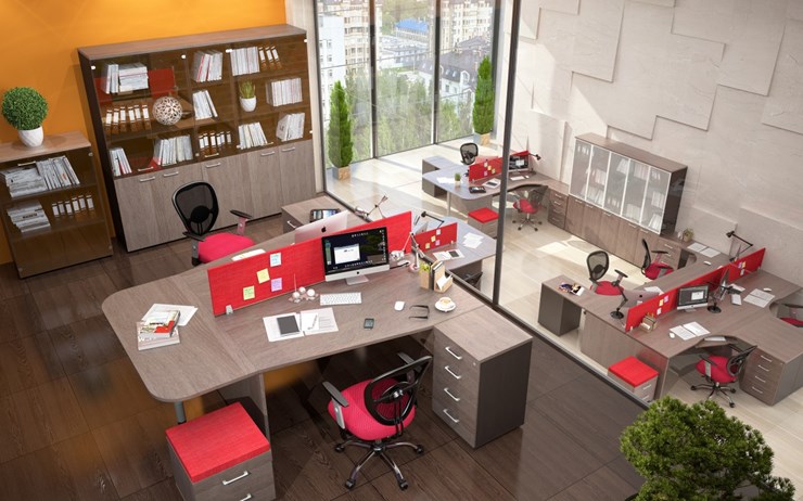 Офисный комплект мебели Xten для начальника отдела в Хабаровске - изображение 3