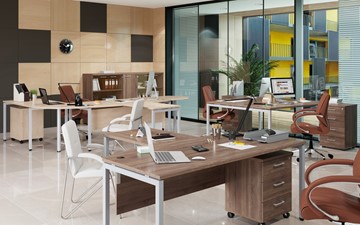 Офисный набор мебели Xten S 1 - один стол с приставным брифингом в Комсомольске-на-Амуре - предосмотр
