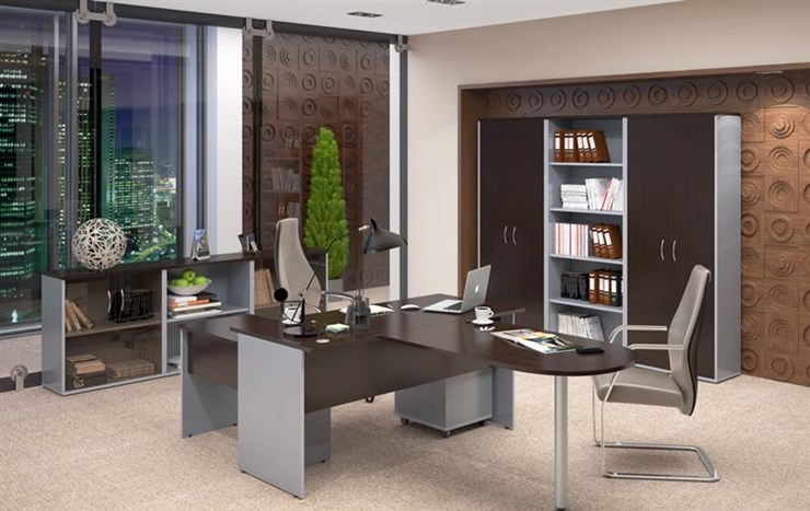 Офисный комплект мебели IMAGO набор для начальника отдела в Хабаровске - изображение