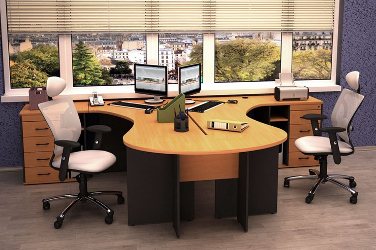 Комплект офисной мебели Moно-Люкс в Хабаровске - изображение