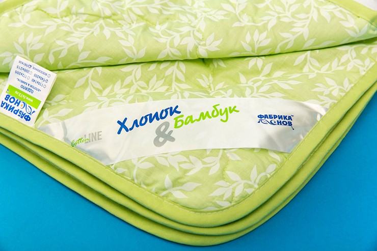 Одеяло лёгкое полутороспальное Хлопок & Бамбук в Хабаровске - изображение 1