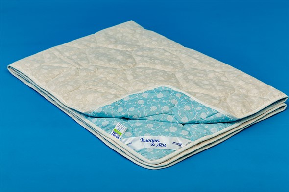 Одеяло легкое двуспальное Хлопок &  Лен в Хабаровске - изображение