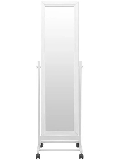 Зеркало напольное в спальню BeautyStyle 27 (135х42,5см) Белое в Хабаровске - изображение 1