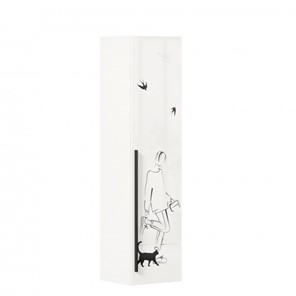 Шкаф 1-створчатый Джоли Тип 1 ЛД 535.010, Серый шелк в Комсомольске-на-Амуре