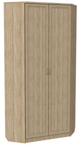 Распашной шкаф 401 угловой со штангой, цвет Дуб Сонома в Хабаровске