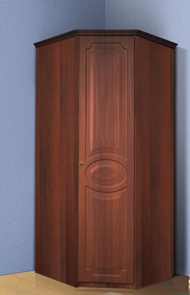 Шкаф угловой Ивушка-5, цвет Итальянский орех в Комсомольске-на-Амуре - изображение