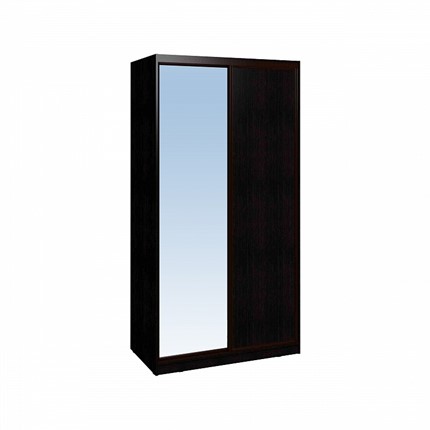Шкаф 1200 Домашний Зеркало/ЛДСП, Венге в Хабаровске - изображение