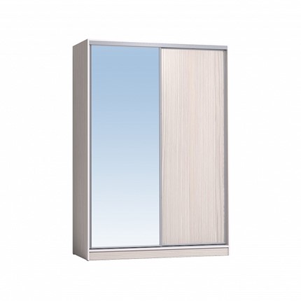 Шкаф 1600 Домашний Зеркало/ЛДСП, Бодега светлый в Хабаровске - изображение