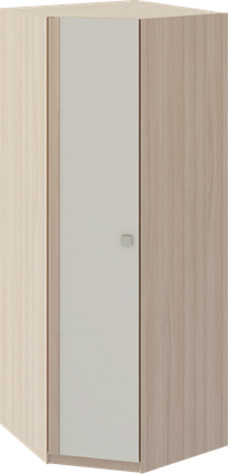 Шкаф Глэдис М21 (Шимо светлый/Белый текстурный) в Хабаровске - изображение