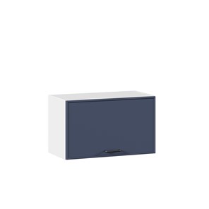 Горизонтальный настенный шкаф 600 Индиго ЛД 298.710.000.119, Белый/Тёмно-синий в Хабаровске