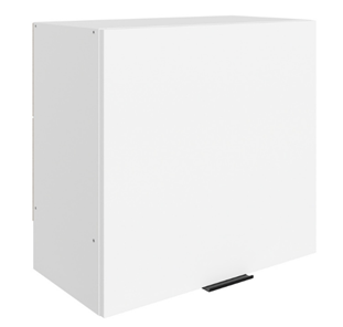 Кухонный навесной шкаф Стоун L600 Н566 (1 дв. гл.) (белый/джелато софттач) в Хабаровске - предосмотр