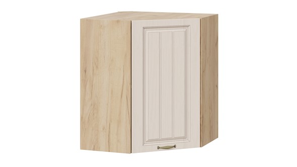 Угловой шкаф на кухню Лина 1В6У (Дуб Крафт Золотой/Крем) в Хабаровске - изображение