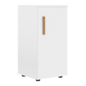 Низкий шкаф колонна с глухой дверью правой FORTA Белый FLC 40.1 (R) (399х404х801) в Комсомольске-на-Амуре