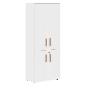 Шкаф с глухими средними и малыми дверьми FORTA Белый FHC 80.3(Z) (798х404х1965) в Хабаровске