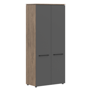 Шкаф гардероб для офиса MORRIS TREND Антрацит/Кария Пальмира MCW 85 (854х423х1956) в Хабаровске