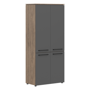 Шкаф с глухими дверьми MORRIS TREND Антрацит/Кария Пальмира MHC 85.3 (854х423х1956) в Хабаровске