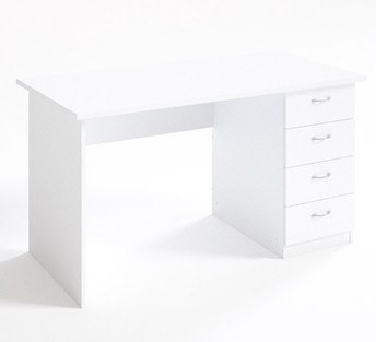 Письменный стол СТ 14.7, белый в Хабаровске - изображение