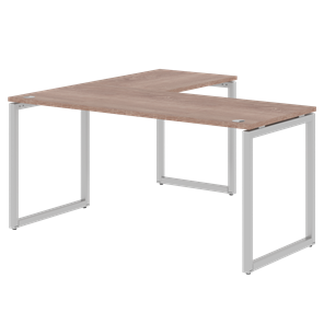 Письменный стол угловой правый XTEN-Q Дуб-сонома- серебро XQCT 1615 (R) (1600х1500х750) в Хабаровске