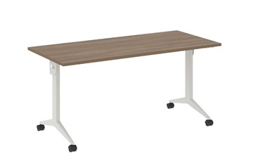Складной стол X.M-4.7, Металл белый/Дуб Аризона в Хабаровске