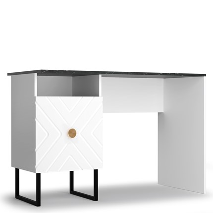 Стол офисный Марсель (Глянец белый) в Хабаровске - изображение