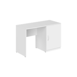 Стол с тумбой под холодильник KANN KTFD 1255 R Правый 1200х550х750 мм. Белый в Хабаровске