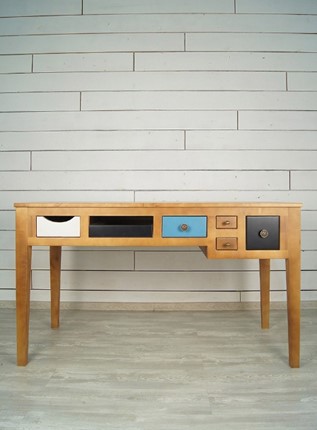 Письменный стол Aquarelle Birch с 6 ящиками (RE-12ETG/4) в Хабаровске - изображение