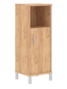 Шкаф для офиса Born В 421.2 R правый колонка средняя с глухой малой дверью 475х450х1286 мм, Дуб Бофорд в Хабаровске