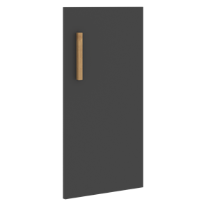 Низкая дверь для шкафа правая FORTA Черный Графит FLD 40-1(R) (396х18х766) в Хабаровске