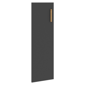 Дверь для шкафа средняя левая FORTA Черный Графит FMD40-1(L) (396х18х1164) в Хабаровске