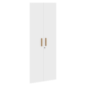 Высокие двери для шкафов с замком FORTA Белый FHD 40-2(Z)  (794х18х1932) в Хабаровске
