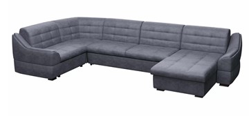 Большой диван с оттоманкой и креслом Антарес 1 ПДУ New в Хабаровске - предосмотр