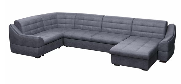 Большой диван с оттоманкой и креслом Антарес 1 ПДУ New в Комсомольске-на-Амуре - изображение
