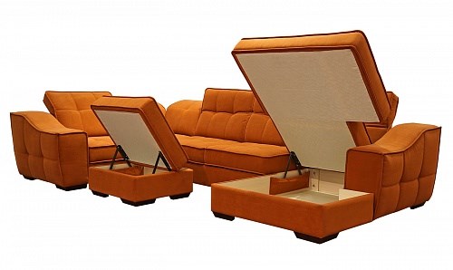 Угловой диван N-11-M (П1+ПС+УС+Д2+Д5+П1) в Хабаровске - изображение 2