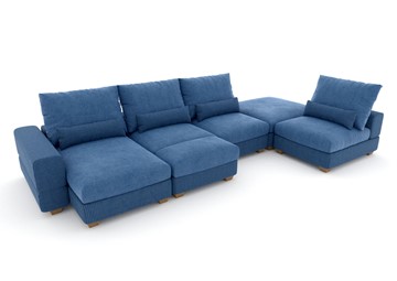 П-образный диван V-10-M П (П1+Д4+Д2+УС+ПС), Memory foam в Хабаровске - предосмотр