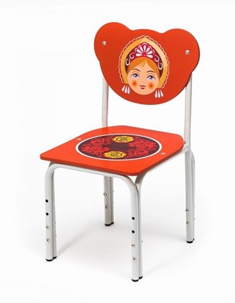 Детский растущий стул Матрешка (Кузя-МТ(1-3)КрСр) в Хабаровске - изображение