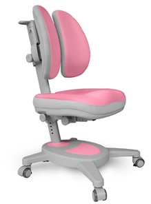 Кресло растущее Mealux Onyx Duo (Y-115) BLG, розовый + серый в Комсомольске-на-Амуре
