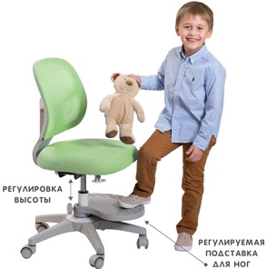 Кресло детское Holto-22 зеленое в Хабаровске - предосмотр 2