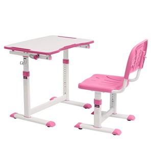 Растущий стол и стул Olea pink в Хабаровске - предосмотр 1