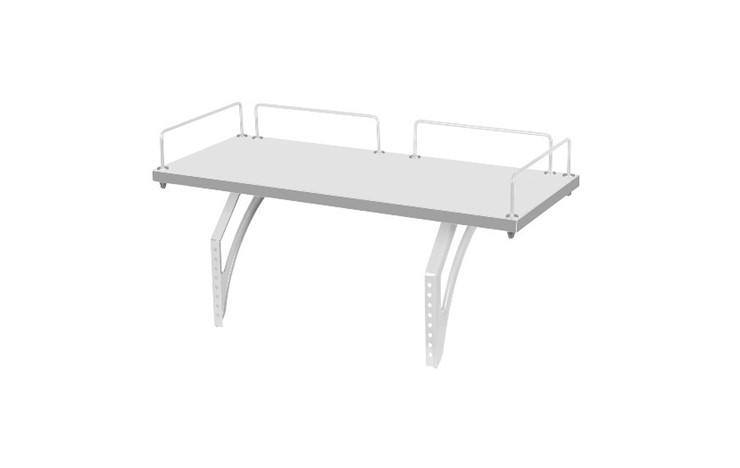 Растущий стол 1/75-40 (СУТ.25) + Polka_z 1/600 (2шт) белый/белый/Серый в Комсомольске-на-Амуре - изображение 1