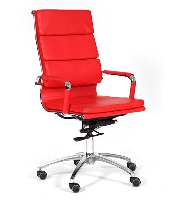 Кресло CHAIRMAN 750 экокожа красная в Хабаровске - изображение